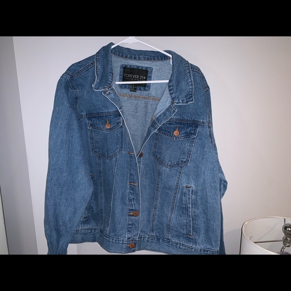 forever 21 plus jean jacket